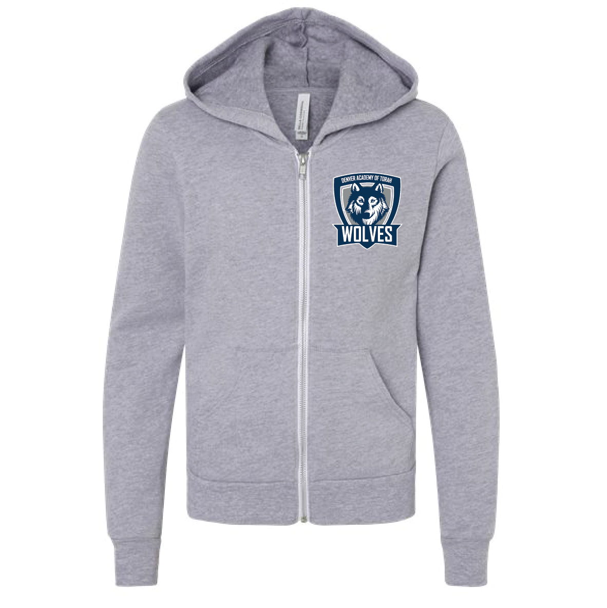 Wolves Bella+Canvas Hoodie – Gray
