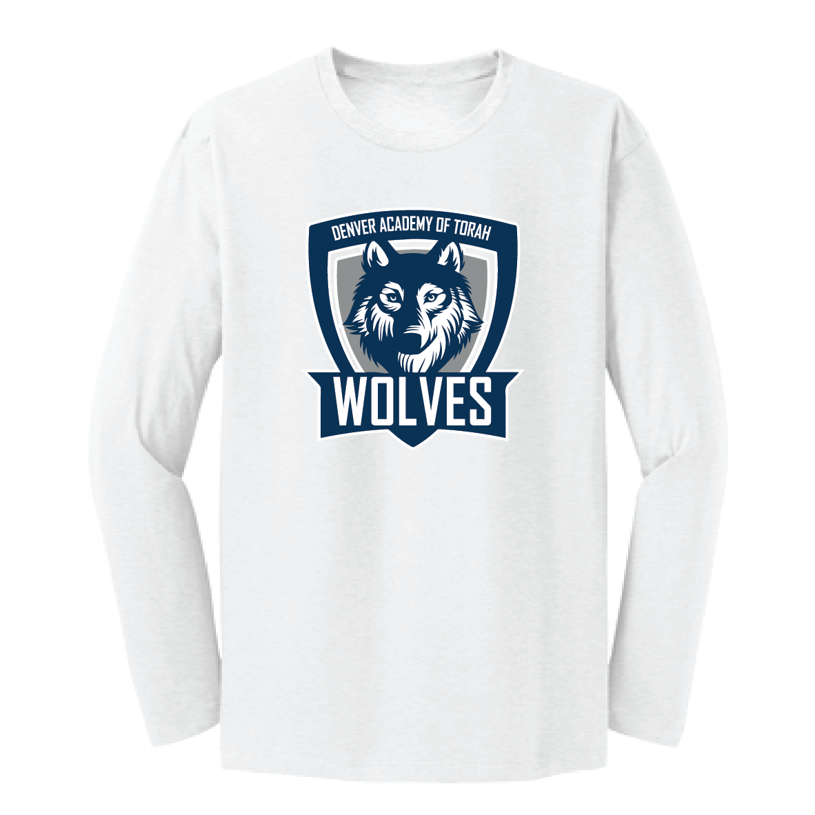 Wolves Long Sleeve Tee – White